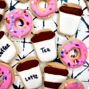 SWEET SUGARBELLE Mini Cookie Cutters Breakfast theme. Set of 4. NWOT